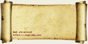 Jesenka Veljović vizit kartica